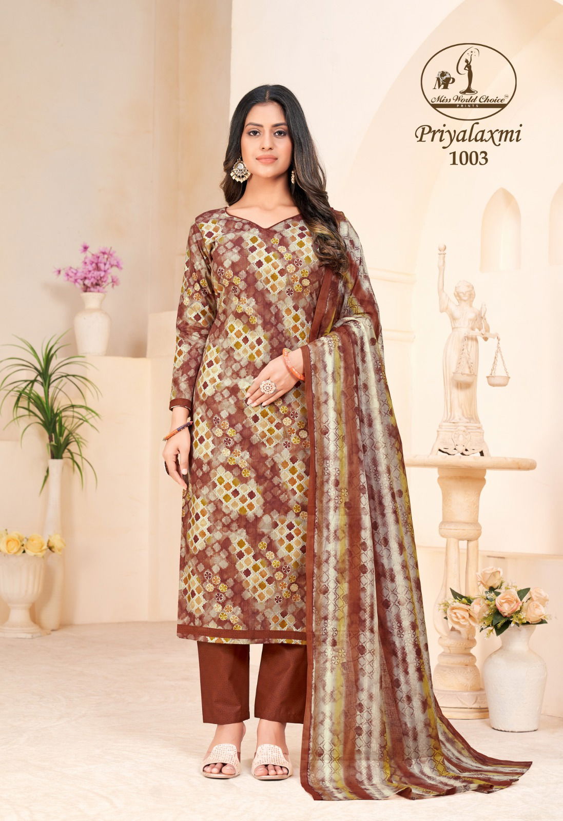 Choice Priyalaxmi Vol 1 Miss World Cotton Dress Material Wholesale Shop In Surat
